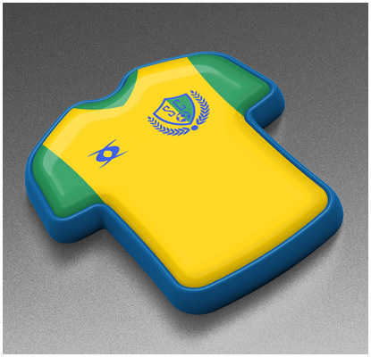 T-shirt-shaped sports magnets
