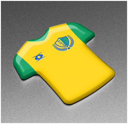 T-shirt-shaped sports magnets
