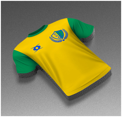 T-shirt-shaped sports magnets