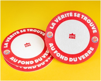 Beermat coasters
BURGER KING