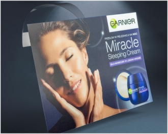 Wobblers - lenticular printing
GARNIER