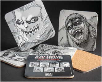 Coasters with cork
L'ATTAQUE DES TITAN