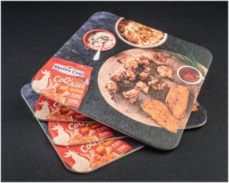 Beermat coasters
MAITRE COQ
