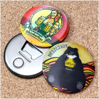 Magnetic bottle openers - lenticular printing
URSA