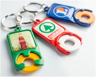 Keyrings with a token
COCA-COLA SPAR LECLERC