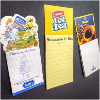 Magnetic notepads
TETLEY LIPTON TCHIBO