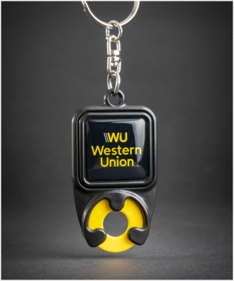 Keyrings with a token
WESTERN UNION